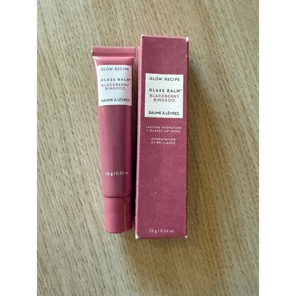 $22 New Glow Recipe Glass Balm Lip Treatment - BlackBerry Bingsoo - Picture 4 of 7